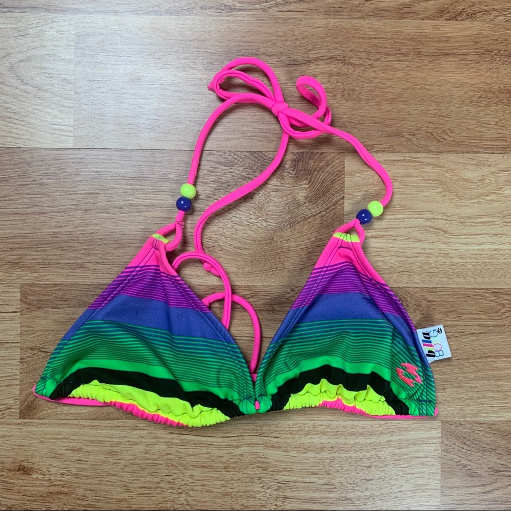 Billabong Triangle Multi Stripe Bikini Swim Set